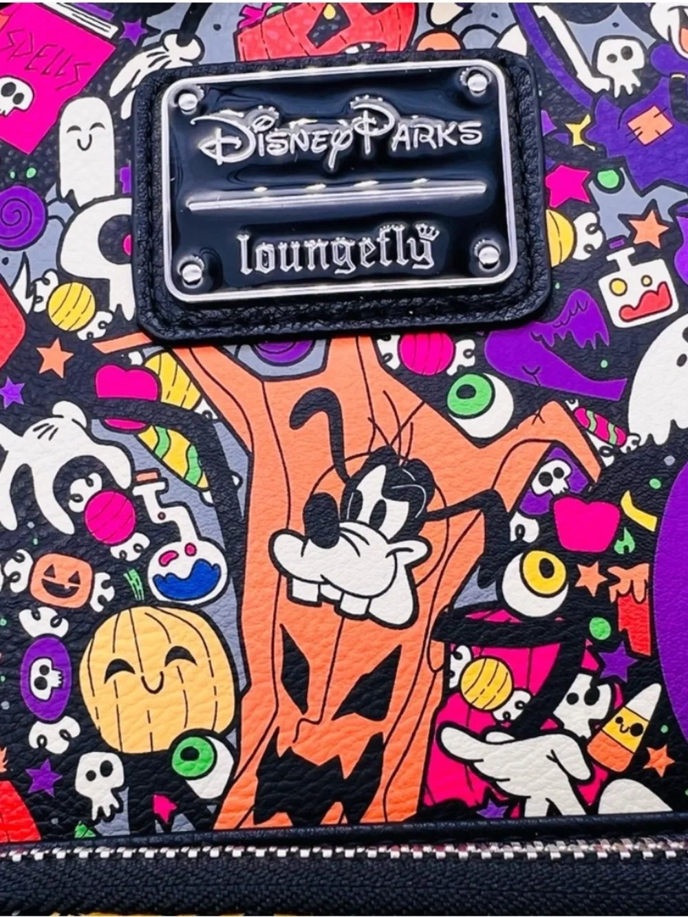 Loungefly Disney Parks Halloween Mini Backpack - Black/Multi